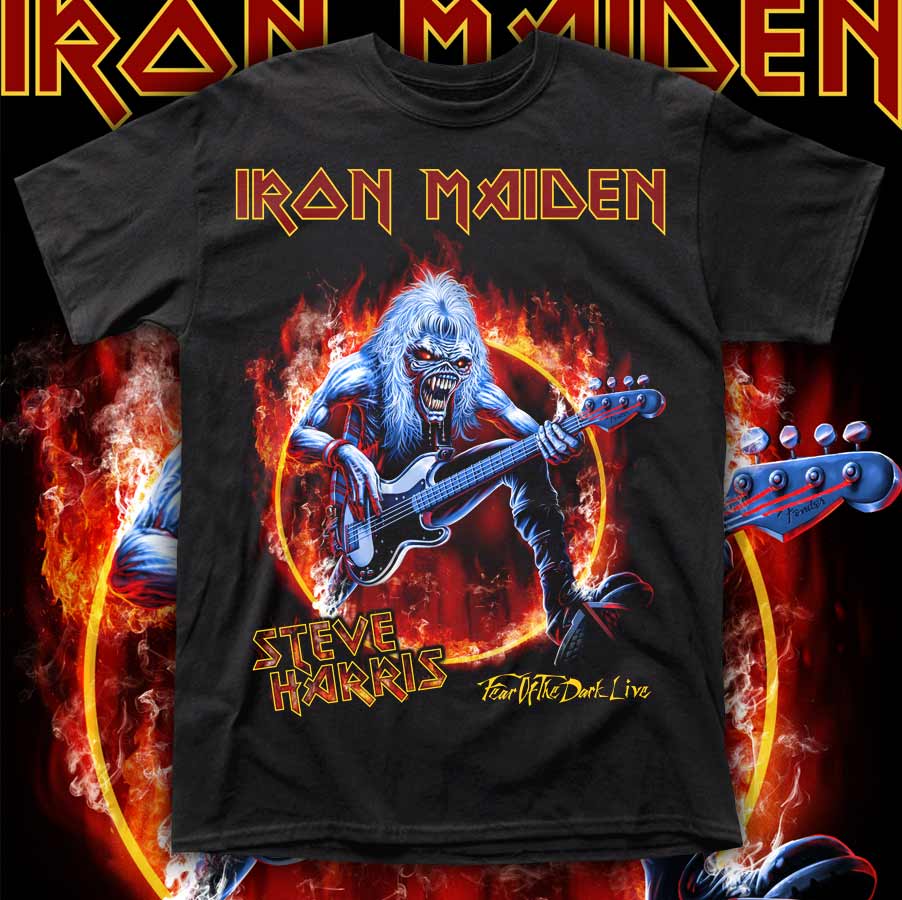 IRON MAIDEN "STEVE HARRIS" POLERA ROCK HOMBRE